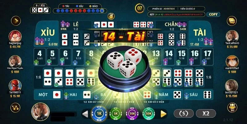 cách vận hành game tài xỉu